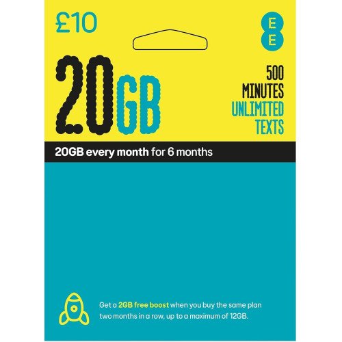 EE Pay As You Go - Monthly Plan - Auto Renew