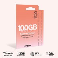 Three Pay As You Go £15 - 100GB Data, Unlimited Minutes, Unlimited Text Three Pay As You Go £15 - 100GB Data, Unlimited Minutes, Unlimited Text